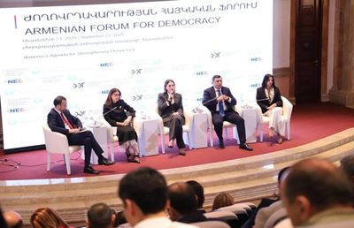 Նախարարը մասնակցել է «Նոր մոտեցումներ կոռուպցիայի դեմ պայքարում» խորագրով պանելային քննարկմանը